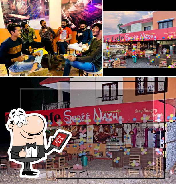 The exterior of Cafe SHREE NATH