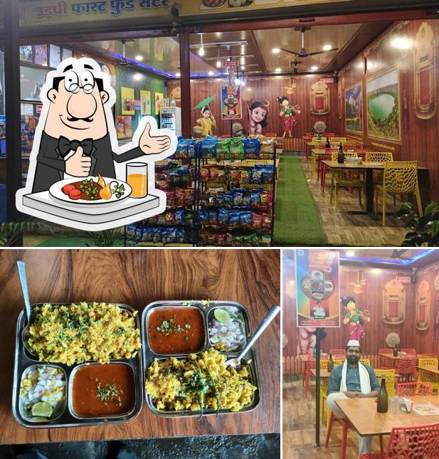 The restaurant's food and beverage