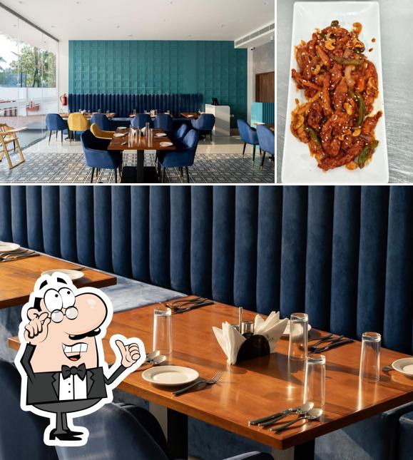 Among various things one can find interior and food at Essence By Hybiz