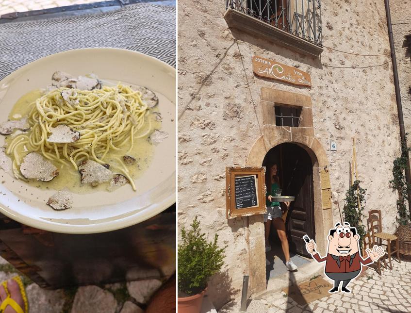 Cibo al Osteria al Centro (cibo in cima)
