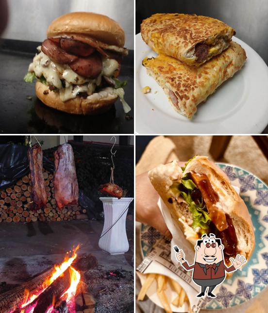 Platos en Penedo Burgers