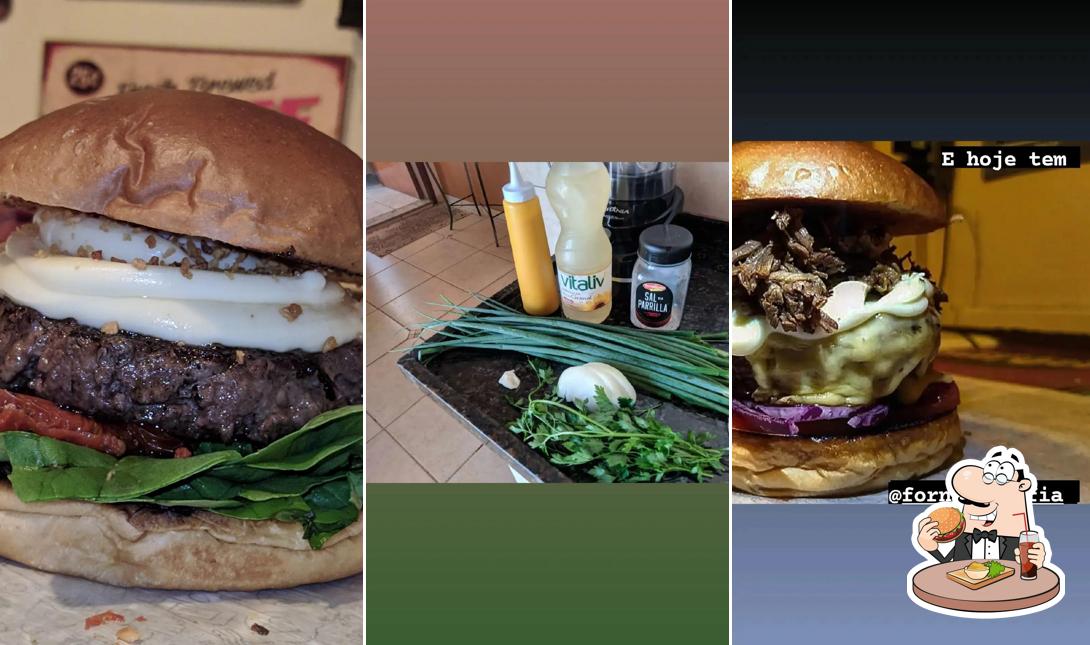 Na brasa burger jhou serve uma gama de opções para os amantes dos hambúrgueres