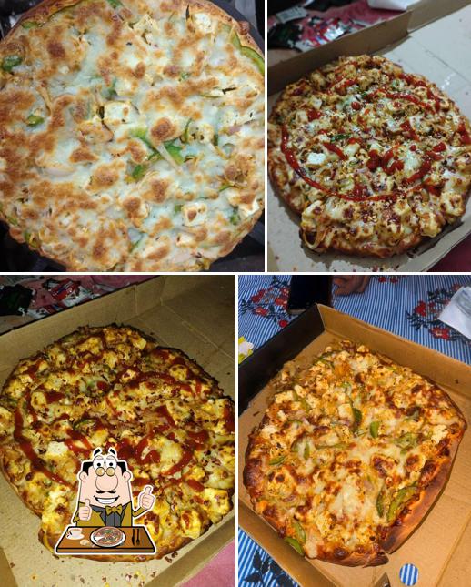 Try out pizza at Cafe Hideout