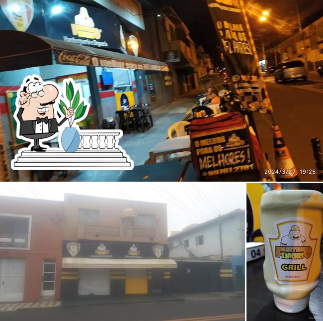 O exterior do Faustinho Lanches
