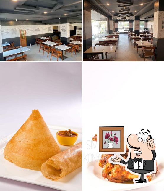 Among various things one can find interior and food at Madurai Simmakkal Konar Kadai