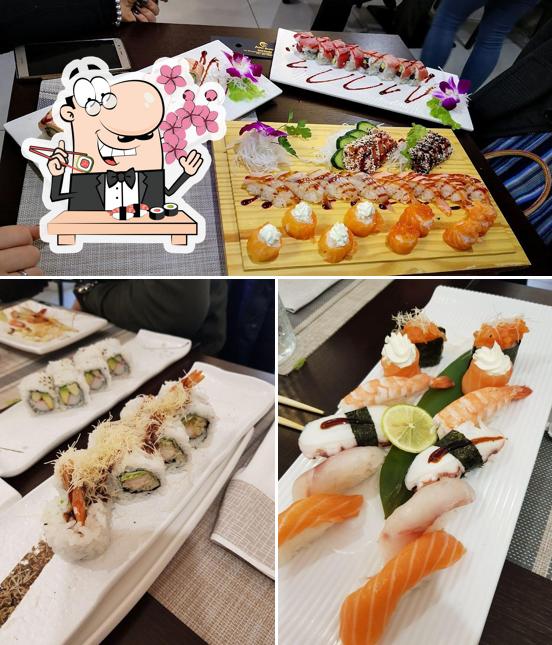 Scegli le varie opzioni di sushi