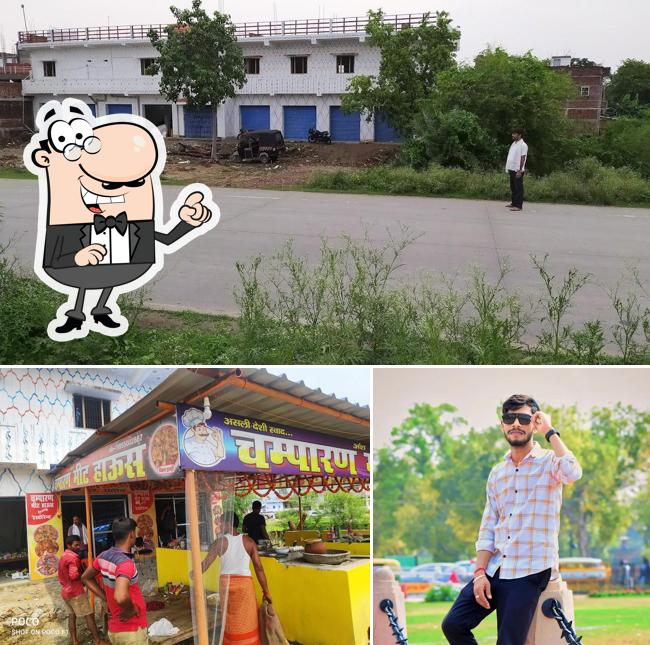 Enjoy the view outside Hotel budha palace And champaran meat (restaurant)