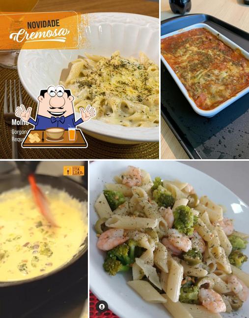 Sopa de moluscos em Itália no Box Setor Bueno