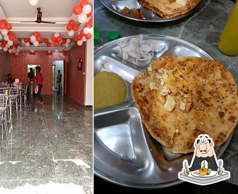 Meals at Pandit ji parathe(purani dukan)