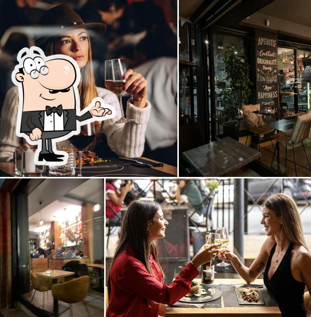 Dai un'occhiata agli interni di Santa Costanza Cafe