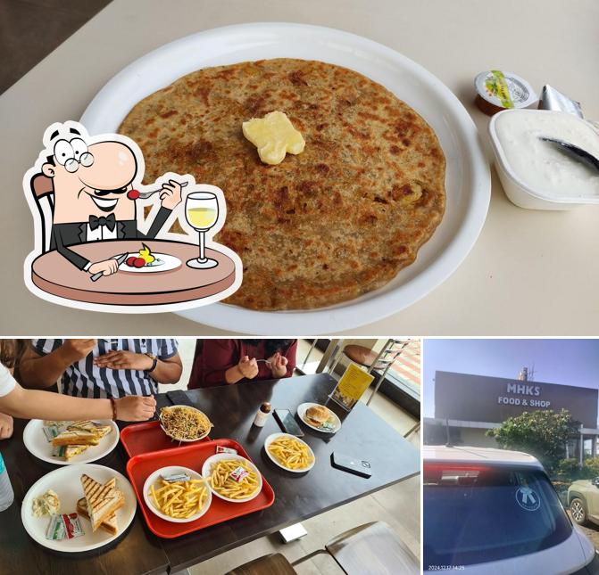 The restaurant's food and exterior