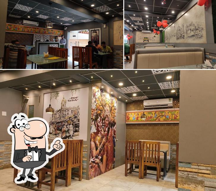 The interior of Paanch Phoron Bengali Restaurant