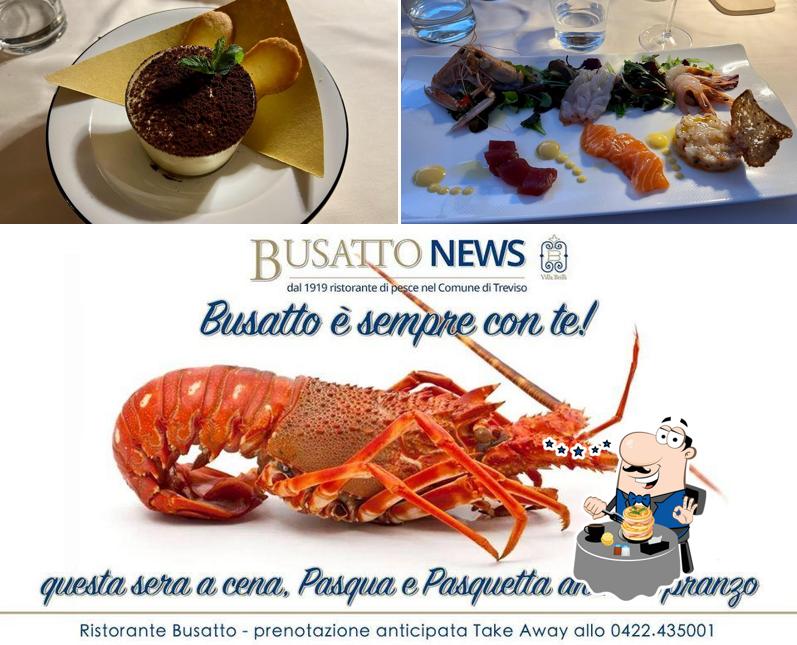 Antipasto al Ristorante Busatto specialità di pesce a Treviso dal 1919