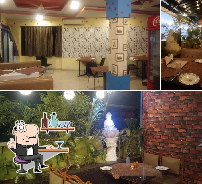 The interior of Sanskriti A Family Restaurant