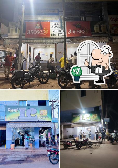 The exterior of Nethaji Tea Stall