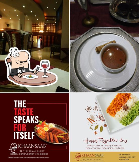Food at Khaan Saab