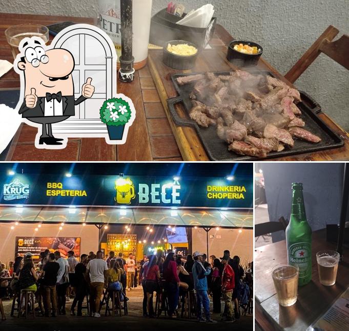 O exterior do Becê Espeteria