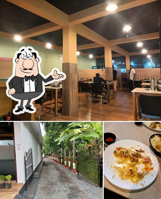 The interior of Paradise Biriyani Hub