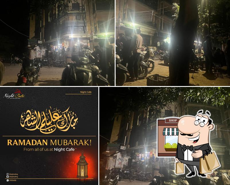 Check out how The Night Cafe looks outside