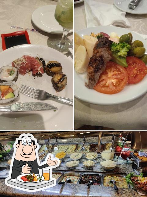 Comida em Churrascaria Panorâmica