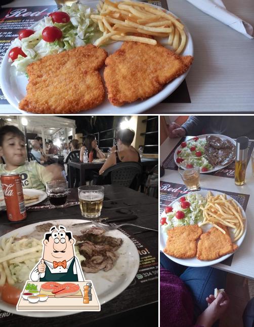 Fish and chips al REDSERVICE Bisteccheria, Pizzeria