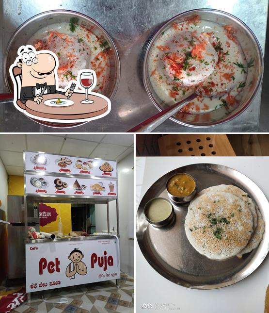 Food at Cafe Pet Puja