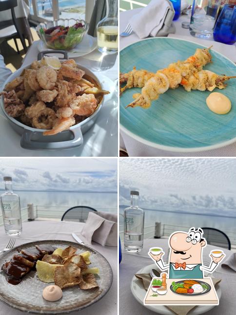 Calamari fritti al Ristorante Lido, Una Rotonda Sul Mare