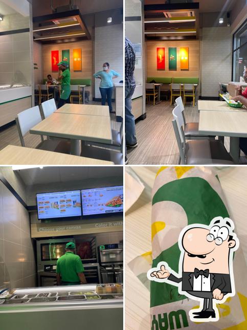 The interior of Subway Ghatkopar East