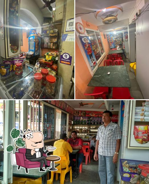 The interior of Vishwtej Snacks Centre