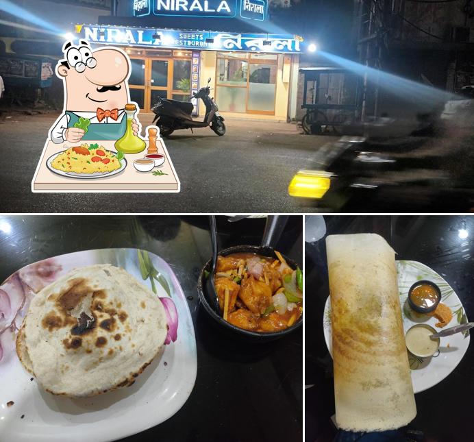 The restaurant's food and exterior