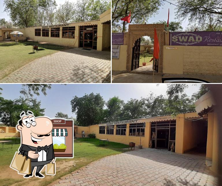 The exterior of Swad Multicuisine Family Restaurant