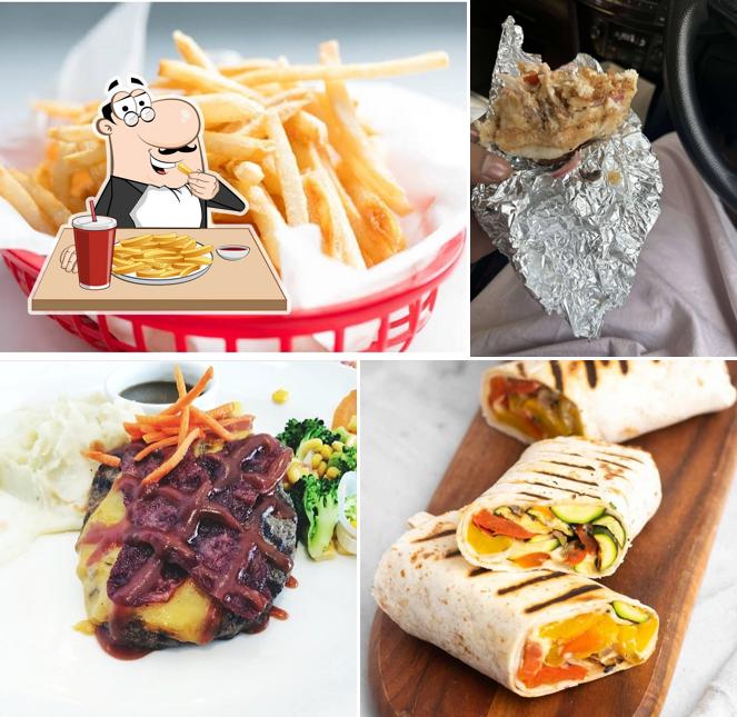 French fries at Just burger