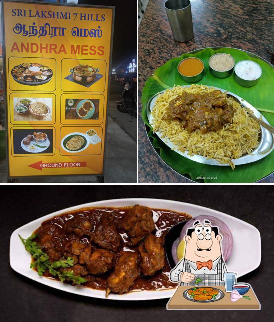 Chicken wings at Sri Lakshmi 7 Hills Andhra mess