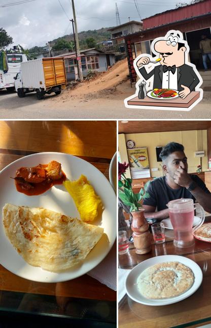 The restaurant's food and exterior