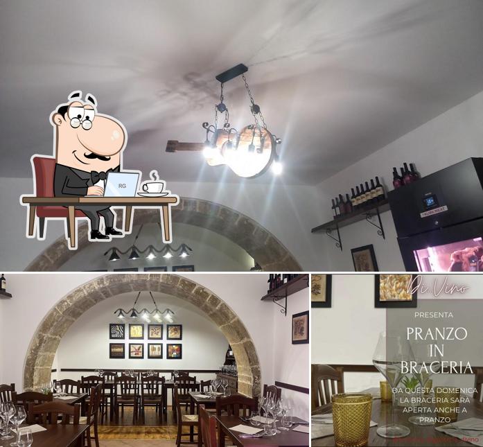 Gli interni di Braceria Degusteria DiVino