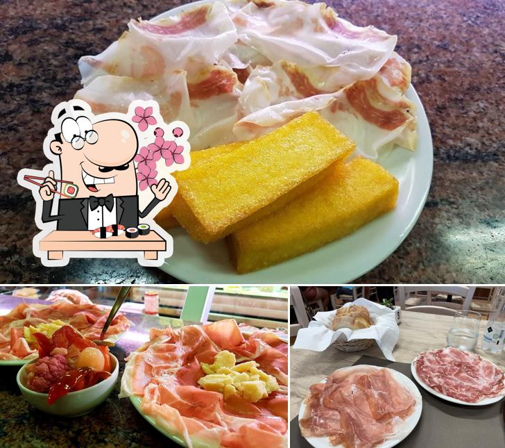 Prenditi le diverse opzioni di sushi