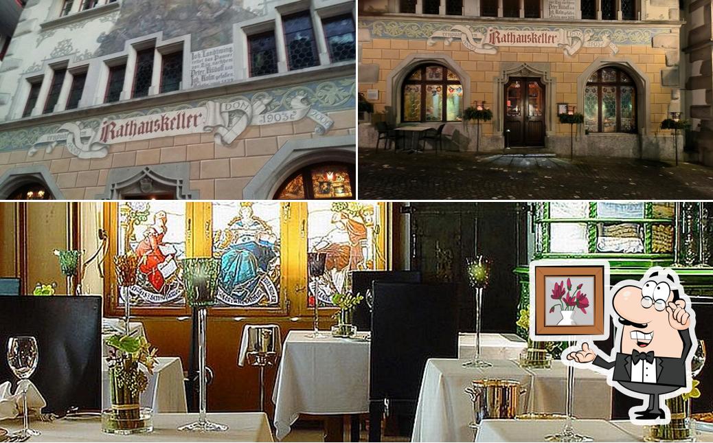 Gli interni di Gasthaus Rathauskeller AG
