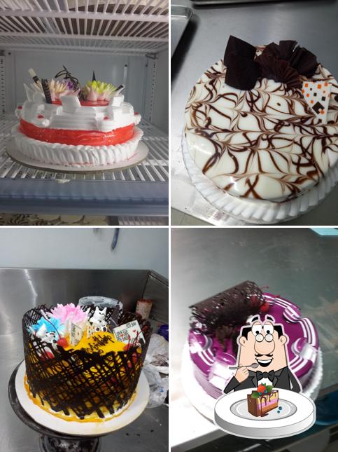 Chocolate cake at S. N Bakery