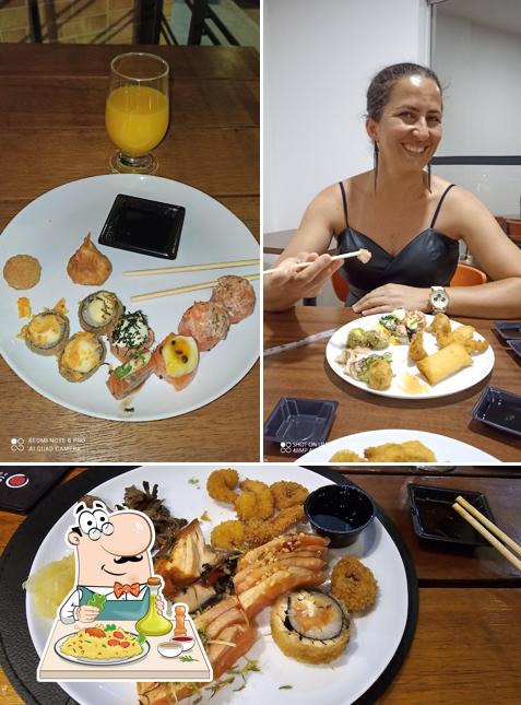 Platos en Sabori Restaurante Oriental