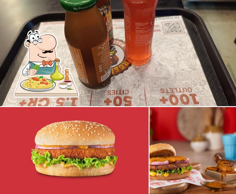 Food at Burger Singh