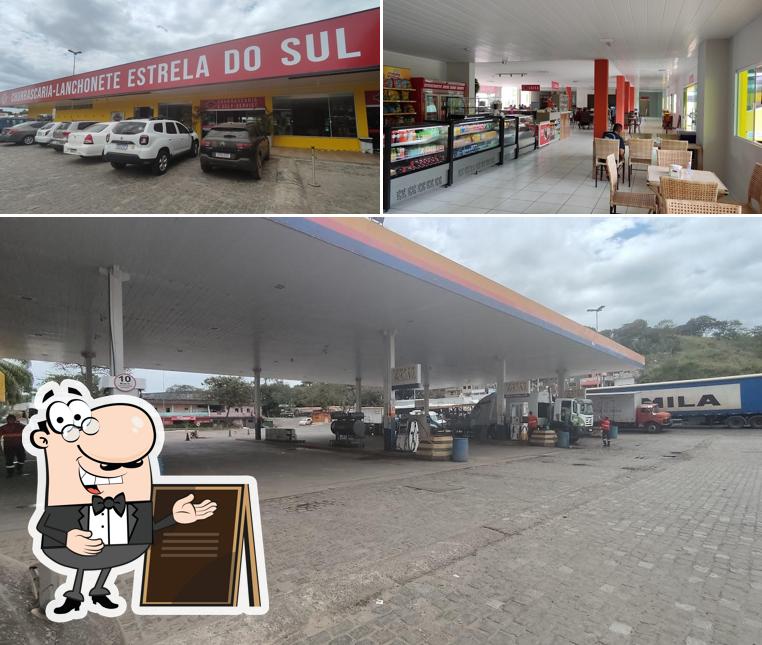 O CHURRASCARIA ESTRELA DO SUL - RESTAURANTE - LANCHONETE - CONVENIÊNCIA se destaca pelo exterior e interior