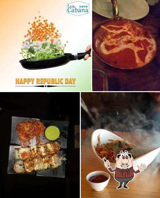 Food at Club Cabana