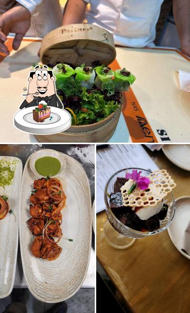 Chocolate cake at Imperfecto Shor Faridabad