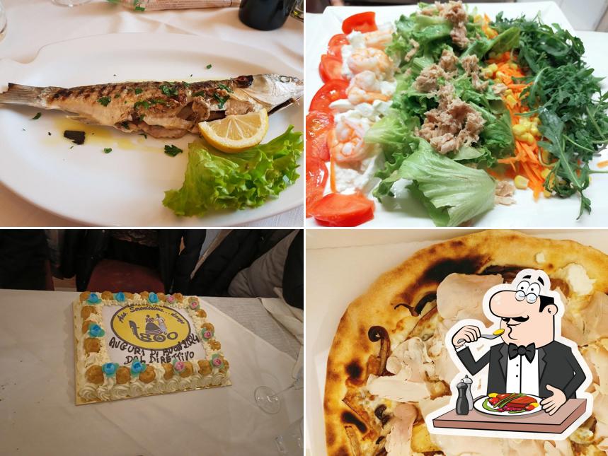 Cibo al Pizzeria Oca Bianca