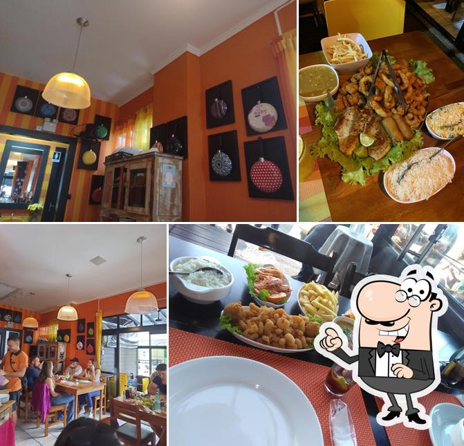 O interior do Restaurante e Petiscaria Frigideiras