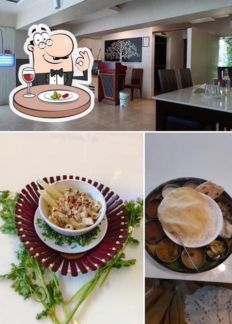 Santha Bhavan Pure Veg Restaurant is distinguished by food and interior