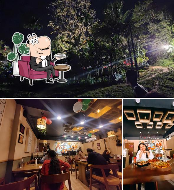 GIGS music cafe & studio is distinguished by interior and exterior