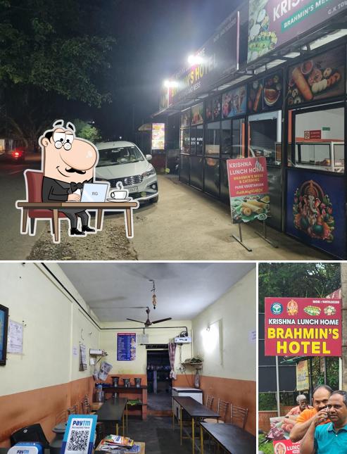 The interior of Krishna Lunch Home