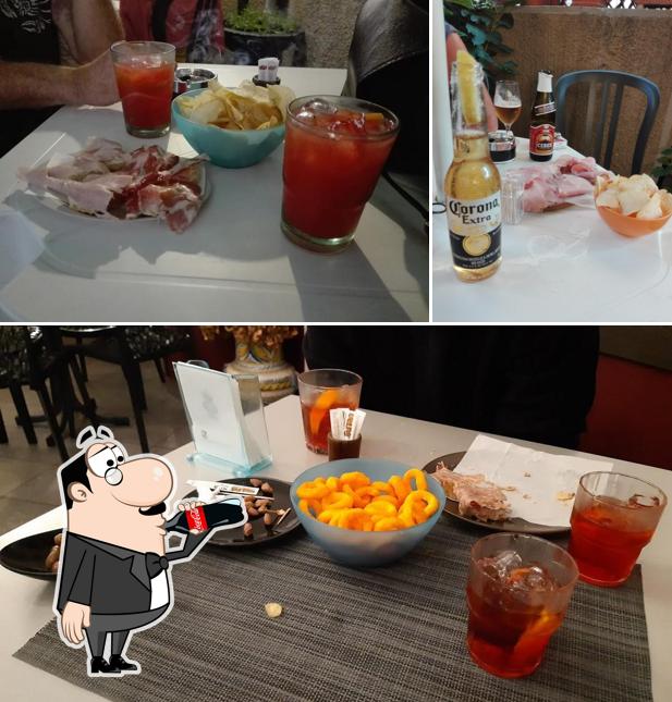 Tra le diverse cose da Bar Emma si possono trovare la bevanda e cibo