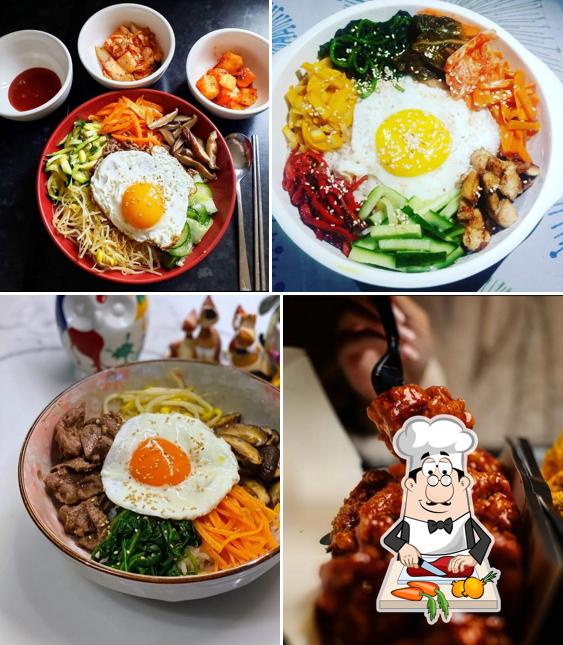 Bibimbap at Korean stew house